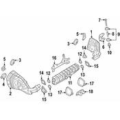 Porsche Exhaust Flange (911) - Genuine Porsche 99711146193