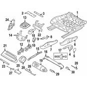 Porsche Power Seat Switch - Genuine Porsche 99761371802V05