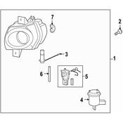 Porsche Fog Light - Genuine Porsche 99763107103