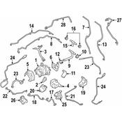 Porsche Turbocharger Gasket - Genuine Porsche 9A211121500
