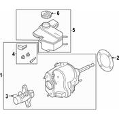 Porsche Power Brake Booster - Genuine Porsche 9J1614105H