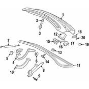 Porsche Deck Lid Latch - Genuine Porsche 9J1827447B