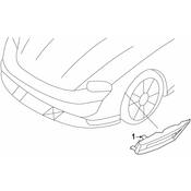 Porsche Turn Signal Light Assembly - Genuine Porsche 9J1945062F