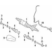 Porsche Steering Tie Rod End - Genuine Porsche 9Y0423811B