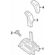 Porsche Auto Trans Shift Handle - Genuine Porsche 9Y0713140D