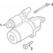 Porsche Starter Motor - Genuine Porsche 9Y3911024BX