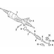 Porsche Steering Tie Rod - Genuine Porsche PAB423810