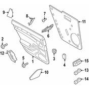 Porsche Door Interior Trim Panel Screw - Genuine Porsche PAF909187