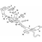 Land Rover Exhaust Pipe - Genuine Land Rover WCD000890