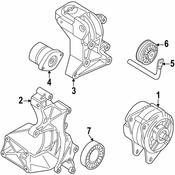 Audi VW Alternator - Genuine Audi VW 021903025C