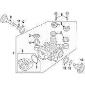 Audi VW Axle Shaft Flange - Genuine Audi VW 02D525351L