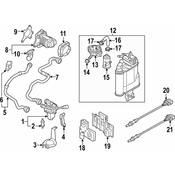 Audi VW Oxygen Sensor - Genuine Audi VW 04E906262CR