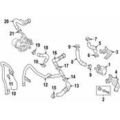 Audi VW Engine Coolant Pipe O-Ring - Genuine Audi VW 04L121119C