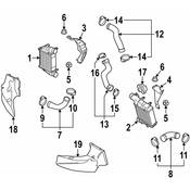 Audi Intercooler Bracket - Genuine Audi 059145814B
