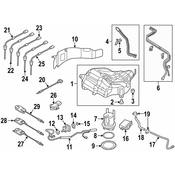 Audi VW Diesel Particulate Sensor - Genuine VW Audi 059906261F
