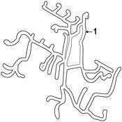 Volkswagen Engine Wiring Harness - Genuine VW 05E972610N