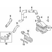 Audi VW PCV Valve Hose - Genuine Audi VW 068906391A