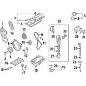 Audi VW Engine Oil Cooler Bracket - Genuine Audi VW 06D121521B