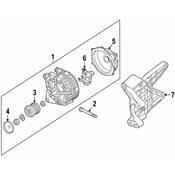 Audi Alternator - Genuine Audi 06M903027C