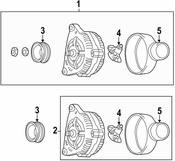 Audi Alternator - Genuine Audi 07C903021HX
