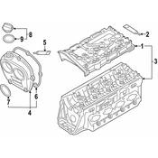Audi Engine Cylinder Head Assembly - Genuine Audi 07K103064C