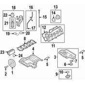 Audi Engine Oil Pan - Genuine Audi 07L103602J