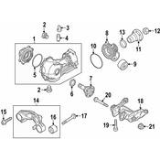 Audi Axle Shaft - Genuine Audi 0BZ525357