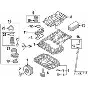 Audi Engine Oil Filler Cap Gasket - Genuine Audi 0P2103727