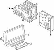Volkswagen Radio Antenna Module - Genuine VW 10A035842E