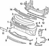 Volkswagen License Plate Bracket - Genuine VW 11A807287A9B9