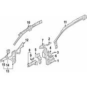 Audi VW Door Hinge Reinforcement - Genuine Audi VW 11A809621