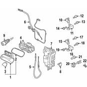 Volkswagen Interior Door Handle Screw Cap - Genuine VW 11A837879DGRU