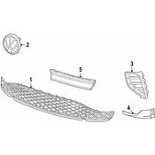 Volkswagen Grille Emblem - Genuine VW 11A853600BAWA
