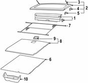 Volkswagen Luggage Compartment Cover - Genuine VW 11A86776987A