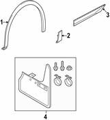 Volkswagen Fender Molding - Genuine VW 11K853689MIE