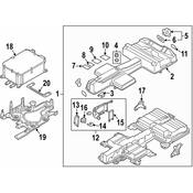 Audi VW Battery Vent Tube - Genuine Audi VW 12E998754