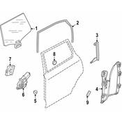 Audi VW Window Regulator Insulator - Genuine Audi VW 171827379