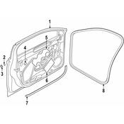 Volkswagen Door Cap - Genuine VW 17A837111