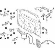 Volkswagen Door Lock Cylinder - Genuine VW 17A837167