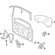 Volkswagen Door Access Cover - Genuine VW 17A837915A