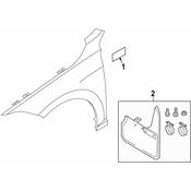 Volkswagen Fender Emblem - Genuine VW 17A853688JZQ