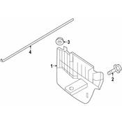 Volkswagen Mud Guard - Genuine VW 17A854855