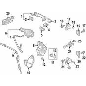 Volkswagen Door Interior Trim Panel Insulator - Genuine VW 17A868691