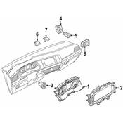 Volkswagen Sun Load Temperature Sensor - Genuine VW 17A907451