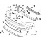 Volkswagen Reflector Panel - Genuine VW 17A945106