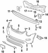 Volkswagen Fog Light Trim - Genuine VW 1C0807341GRU