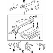 Volkswagen Glove Box Assembly - Genuine VW 1C1880247G08H