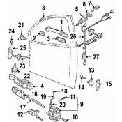 Volkswagen Door Wiring Harness - Genuine VW 1C1971120CE
