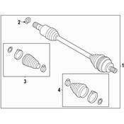 Audi VW CV Joint Retainer Ring - Genuine Audi VW 1EA407298