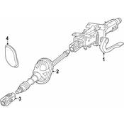 Audi VW Steering Column - Genuine Audi VW 1EA419512F